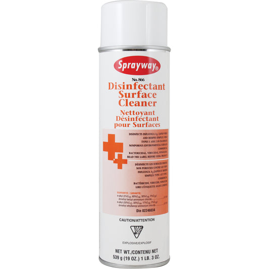 Disinfectant Surface Cleaner, 19 fl. oz., Aerosol Can