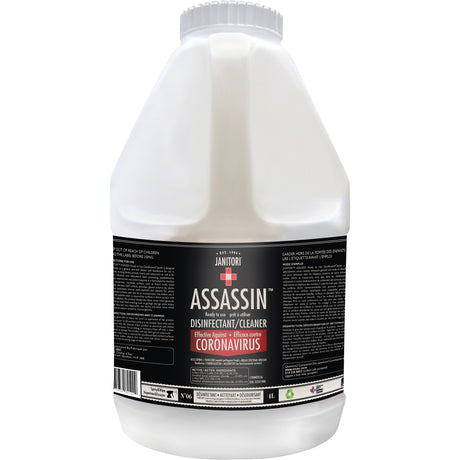 Janitori™ Assassin™ Ready-to-Use Disinfectant Cleaner, 4 L, Jug