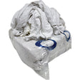 Wiping Rags, Cotton/Fleece, White, 25 lbs.