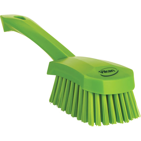 Short-Handled Churn Brush, Stiff Bristles, 10" Long, Lime