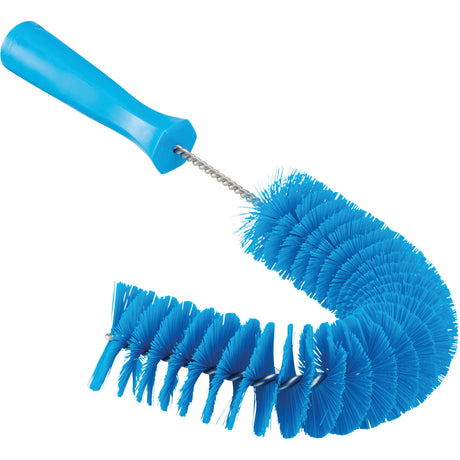 Hooked Brush, Medium/Stiff Bristles, 15-1/2" Long, Blue
