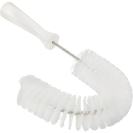 Hooked Brush, Medium/Stiff Bristles, 15-1/2" Long, White