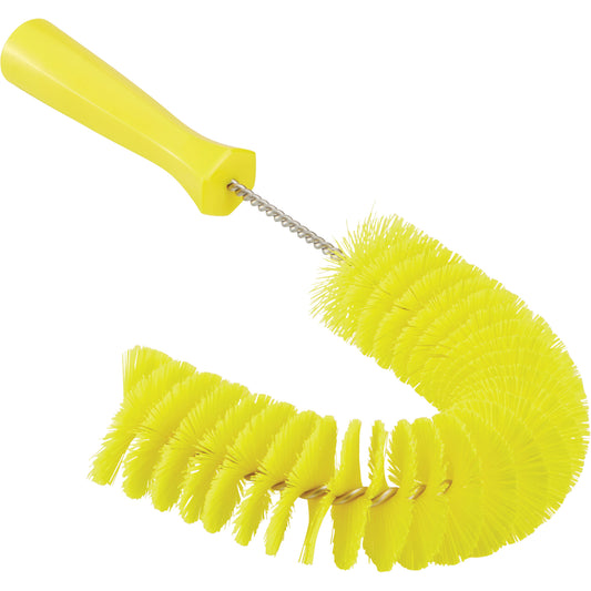 Hooked Brush, Medium/Stiff Bristles, 15-1/2" Long, Yellow