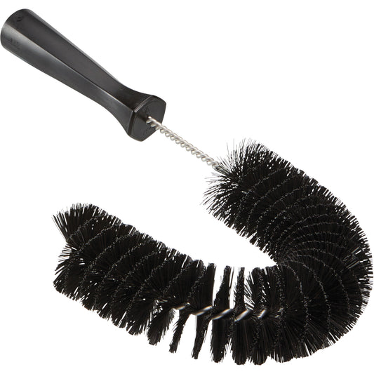 Hooked Brush, Medium/Stiff Bristles, 15-1/2" Long, Black