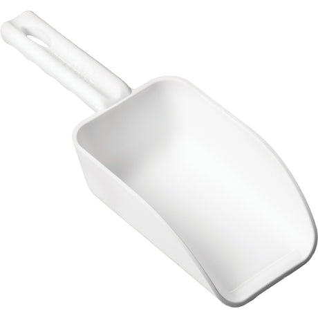 Mini Hand Scoop, Plastic, White, 16 oz.