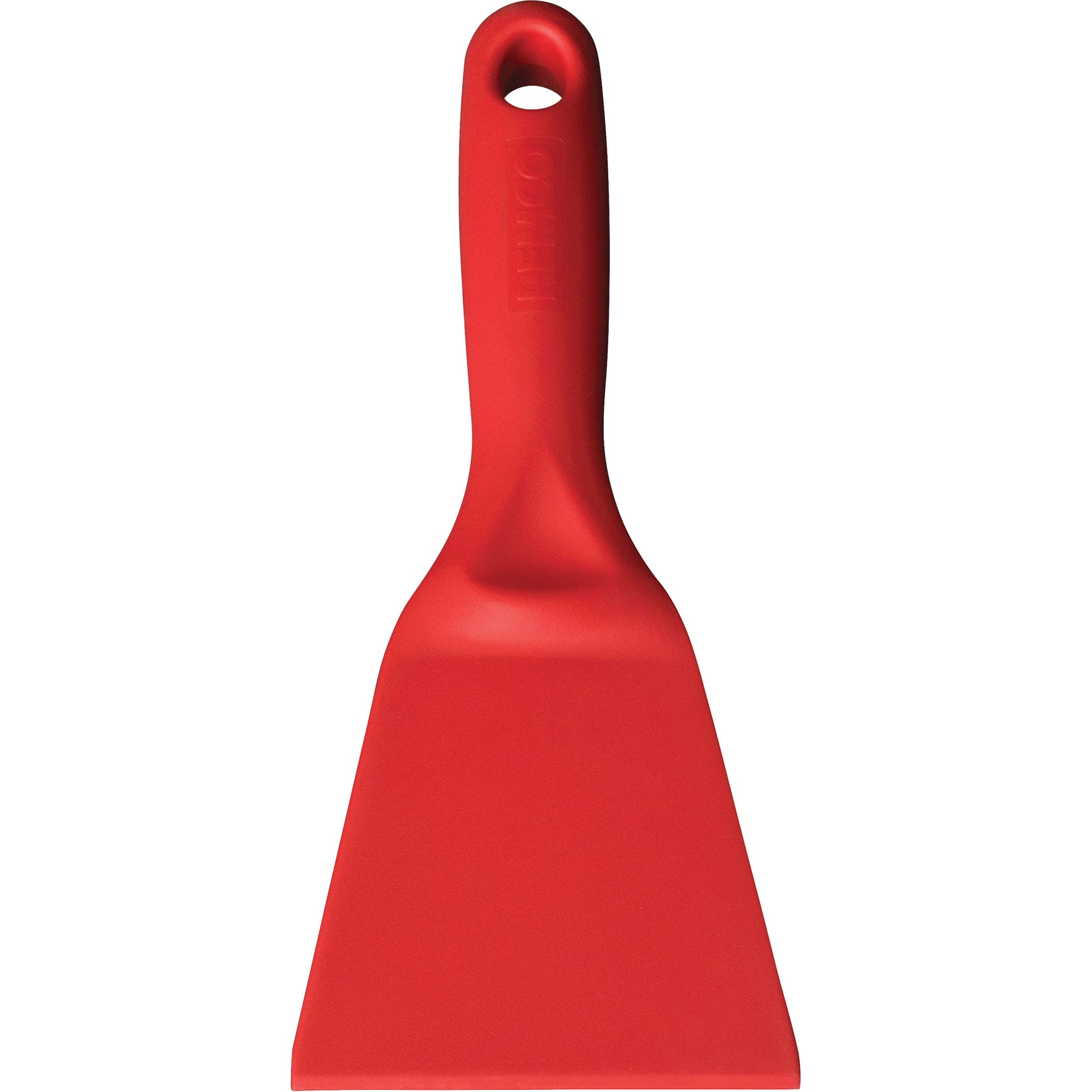 Plastic Scraper, Red, 3" W x 8" L