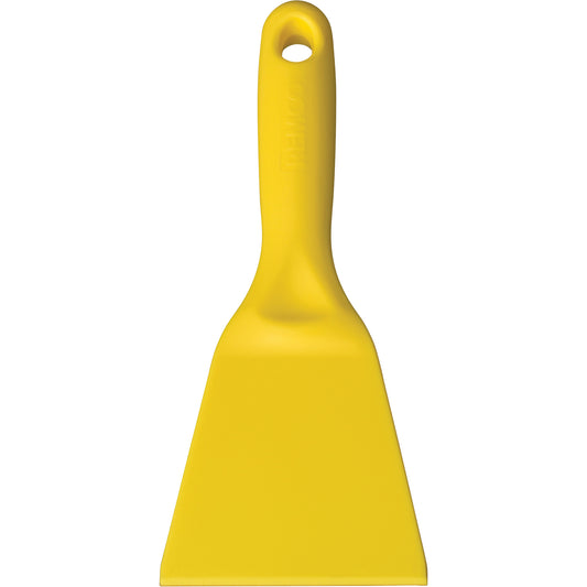 Plastic Scraper, Yellow, 3" W x 8" L
