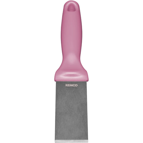 Stainless Steel Scraper, Pink, 1-1/2" W x 9" L