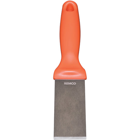Stainless Steel Scraper, Orange, 1-1/2" W x 9" L