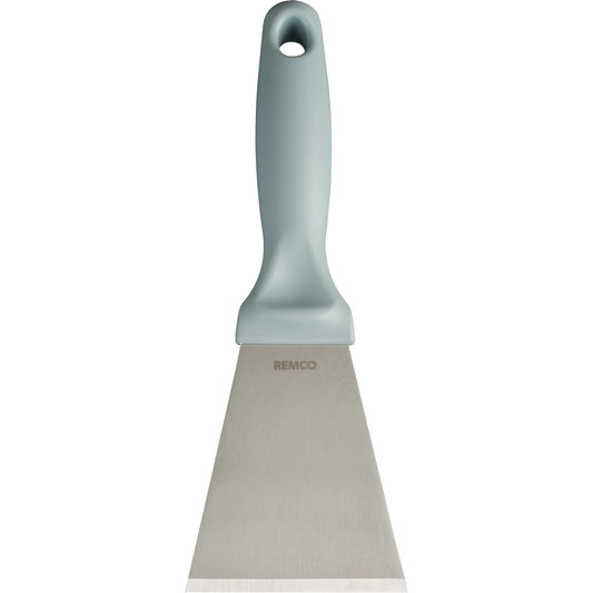 Large Stainless Steel Scraper, Grey, 3" W x 9" L