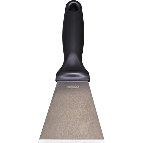 Large Stainless Steel Scraper, Black, 3" W x 9" L