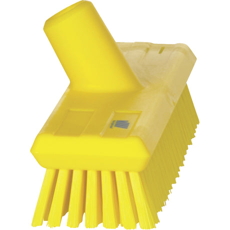 Compact Wall Brush, Stiff Bristles, 9" Long, Yellow