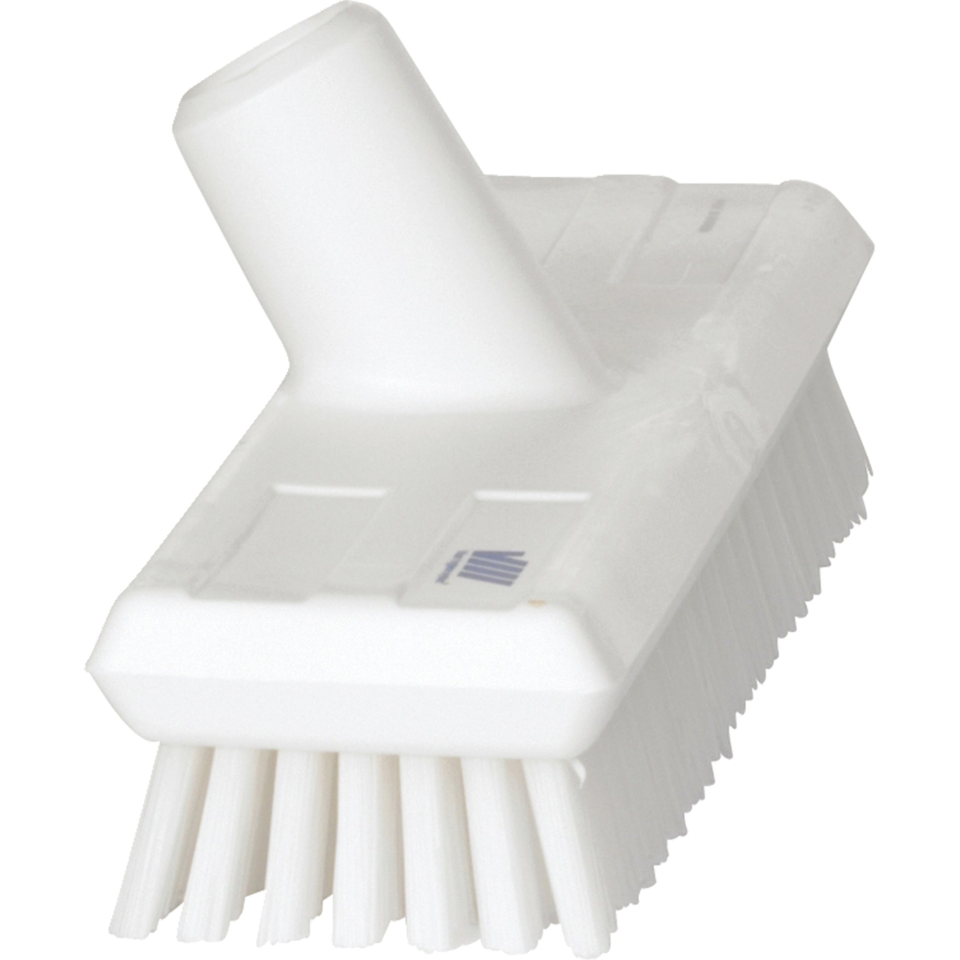 Compact Wall Brush, Stiff Bristles, 9" Long, White