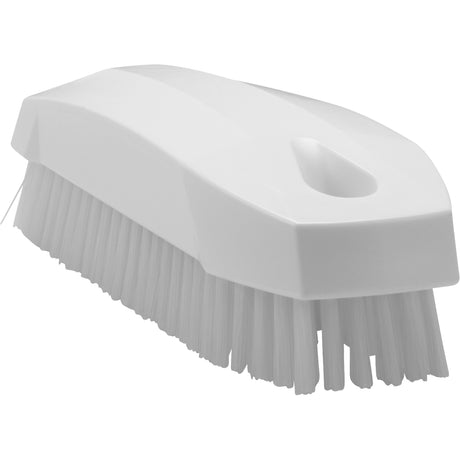Hand Brush, Stiff Bristles, 5" Long, White