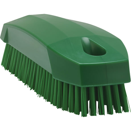 Hand Brush, Stiff Bristles, 5" Long, Green
