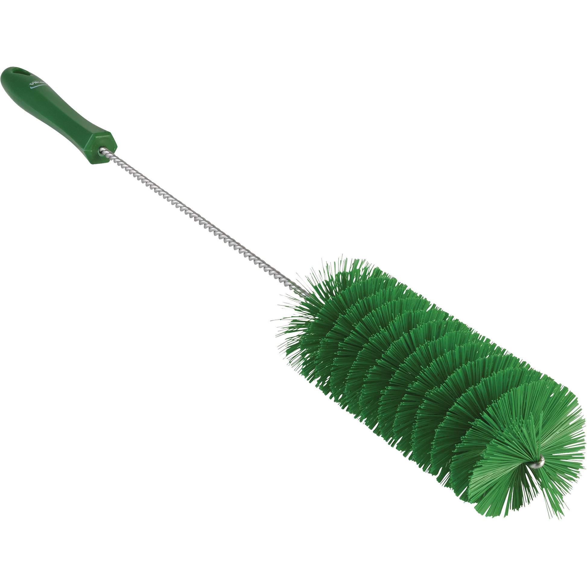 2.4" Detail Valve Brush, Medium Bristles, 20" Long, Green