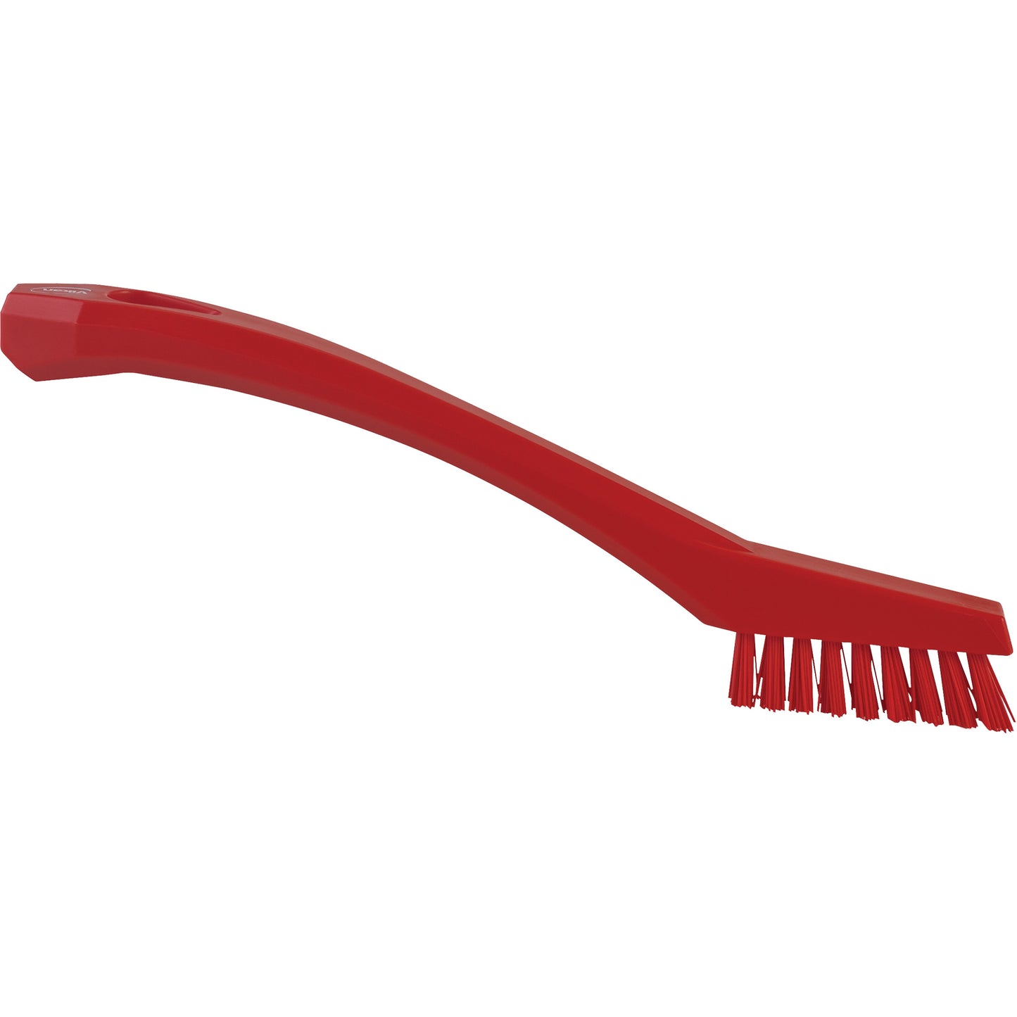 Detail Brush, Extra Stiff Bristles, 8" Long, Red