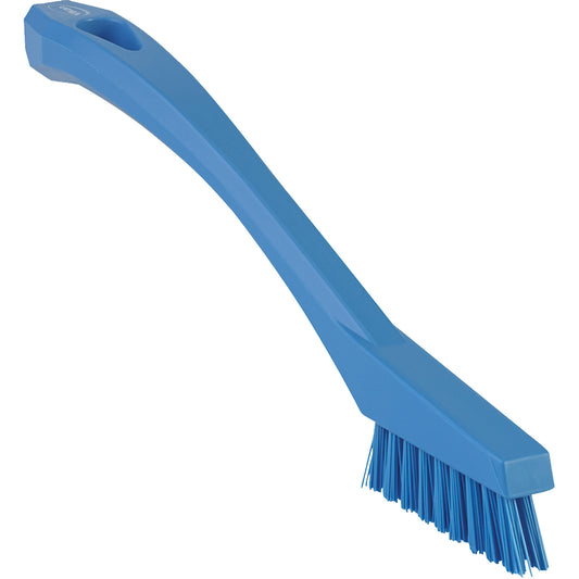 Detail Brush, Extra Stiff Bristles, 8" Long, Blue