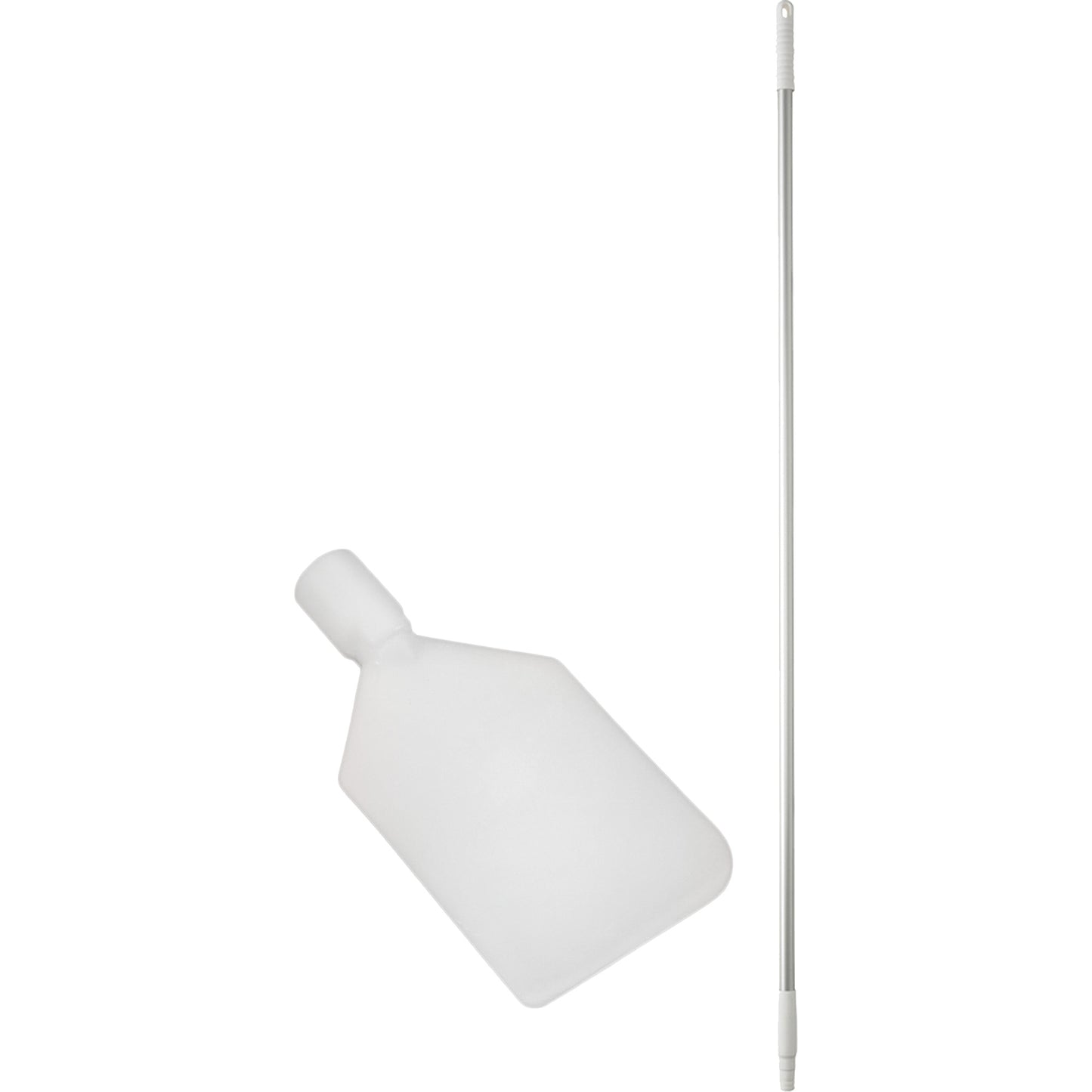 Paddle Scraper with Handle, White, 4-1/3" W x 59" L