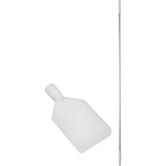 Paddle Scraper with Handle, White, 4-1/3" W x 59" L