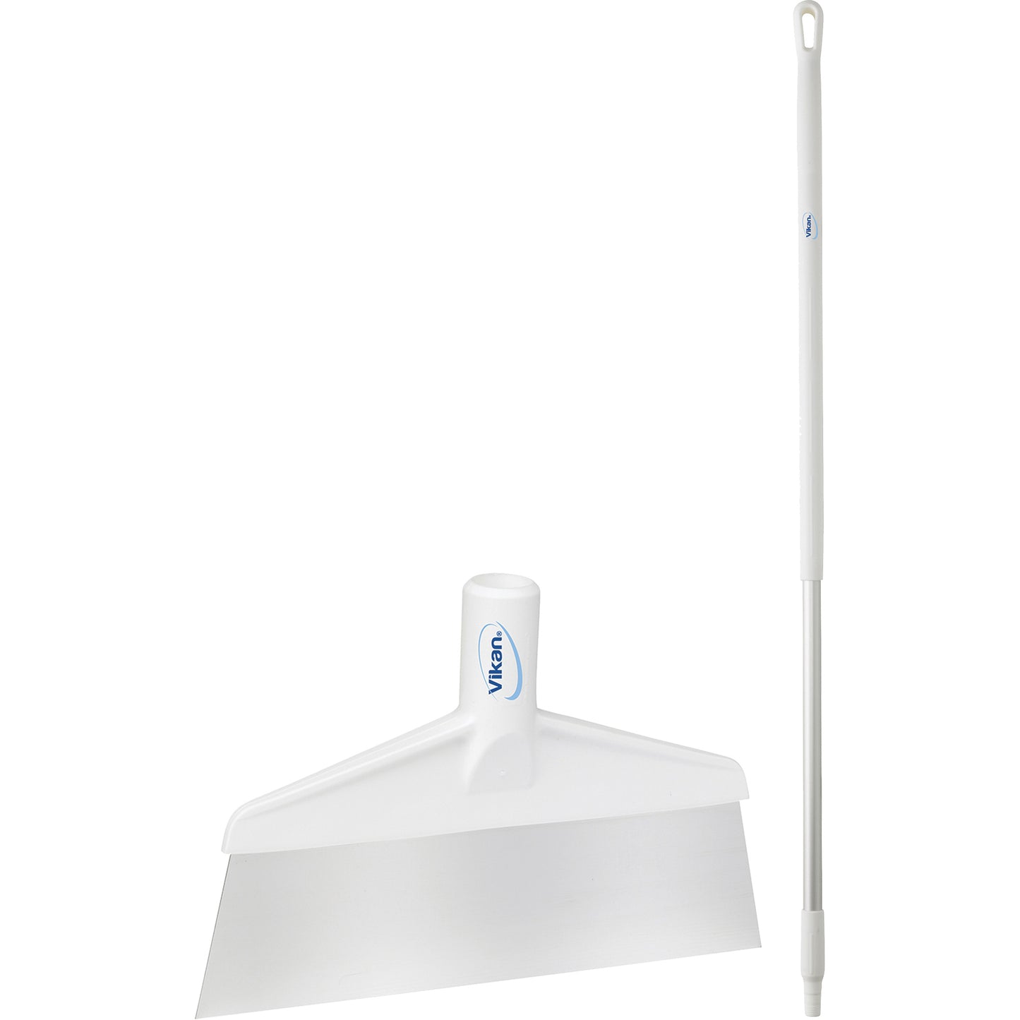 Floor Scraper with Handle, White, 9-3/5" W x 55-9/10" L