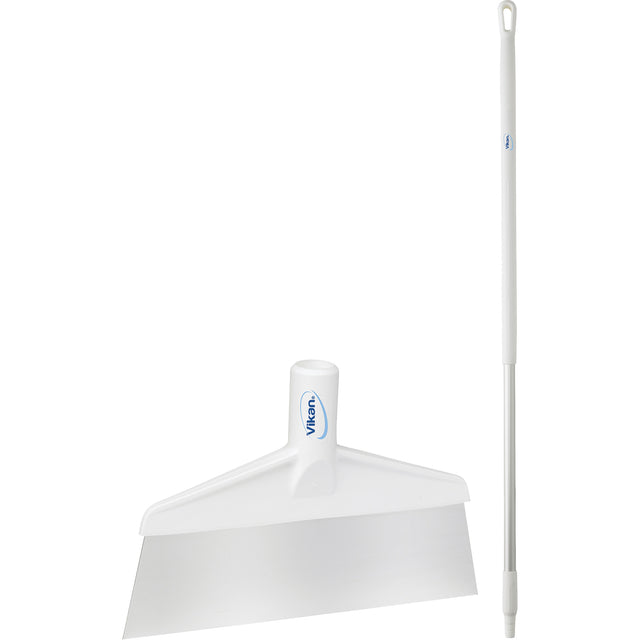 Floor Scraper with Handle, White, 9-3/5" W x 55-9/10" L