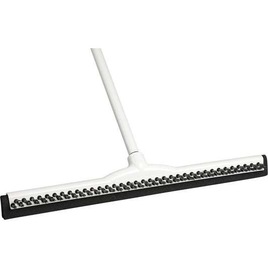 ” Moss Rubber Push-N-Scrub  Floor Squeegee, 18", Straight Blade
