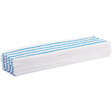 Disposable Mop Pad, Hook and Loop Style, Microfibre, 18" L x 4" W