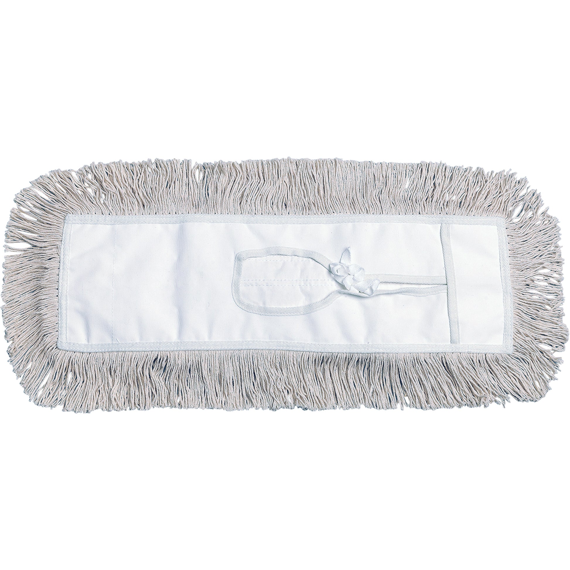Dust Mop, Tie-On Style, Cotton, 18" L x 5" W