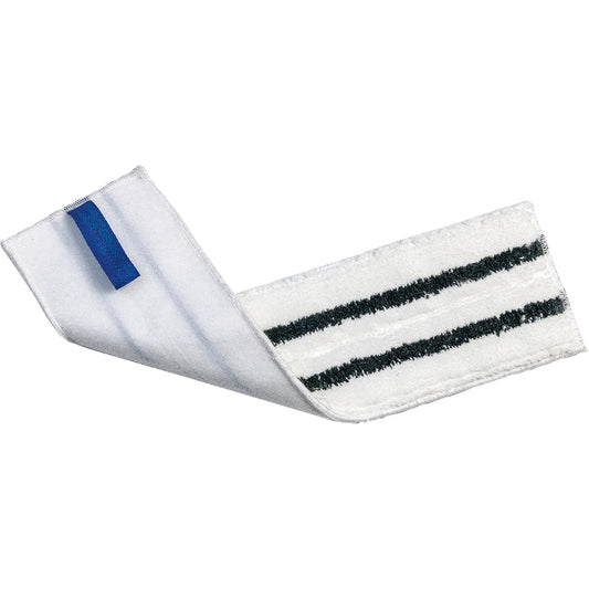 Wet Mop Pad, Scrubber, Microfibre, 4-1/2" x 18"