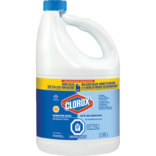 Disinfecting Liquid Bleach, 3.5 L, Jug