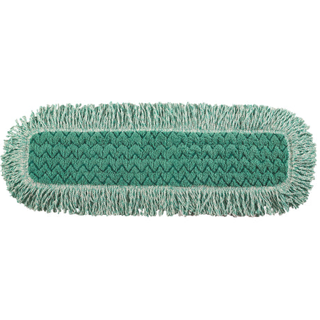 Hygen™ Fringed Dust Pad, Hook and Loop Style, Microfibre, 27-1/2" L x 9" W
