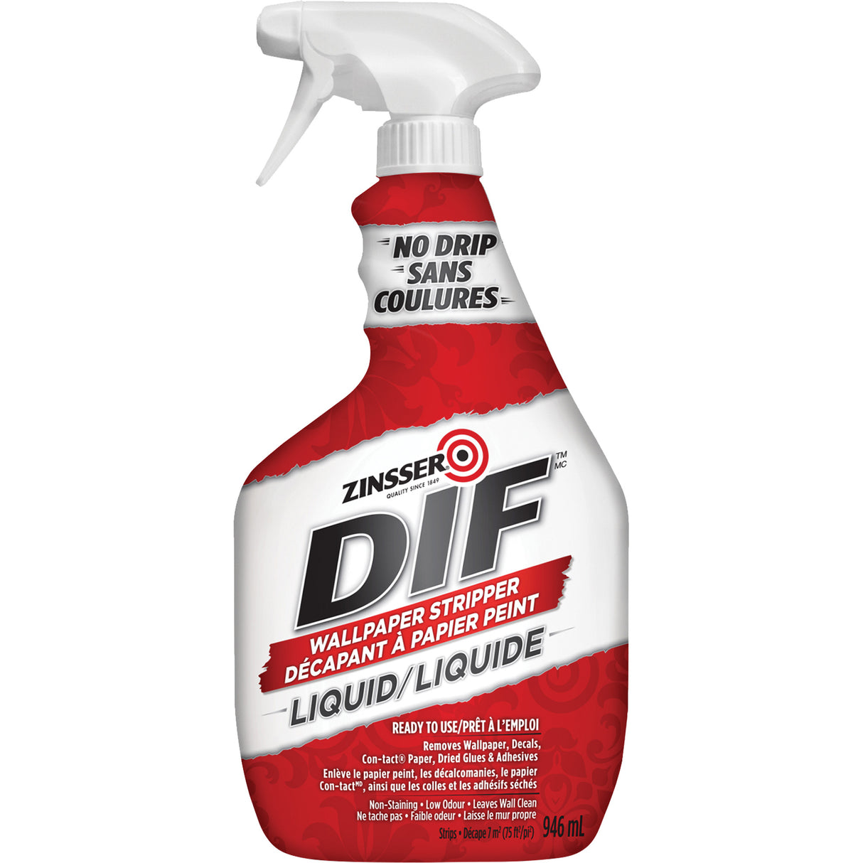 DIF® Fast-Acting Wallpaper Stripper, 946 ml, Trigger Bottle