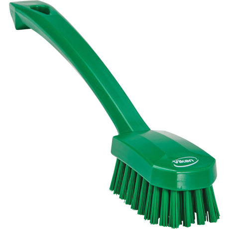 Small Utility Brush, Medium Bristles, 10-1/4" Long, Green