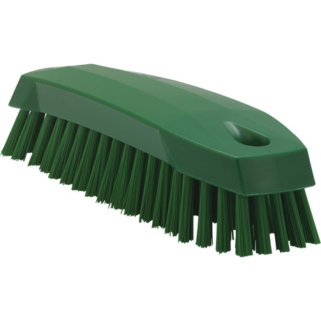Hand Brush, Medium Bristles, 7" Long, Green