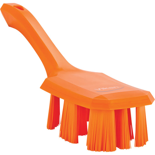 Short Handle UST Brush, Stiff Bristles, 10" Long, Orange