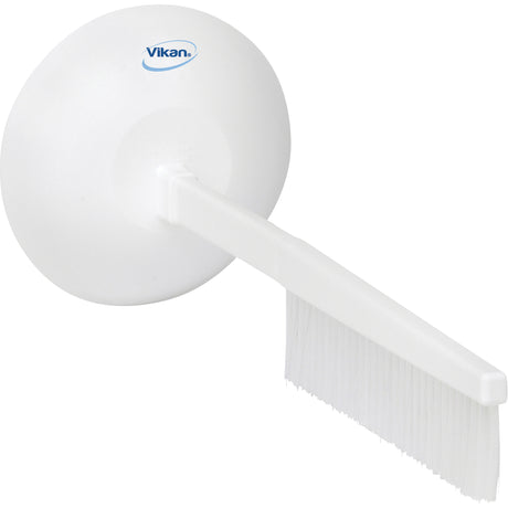Blade Cleaning Brush with Hand Guard, Medium Bristles, 20" Long, White