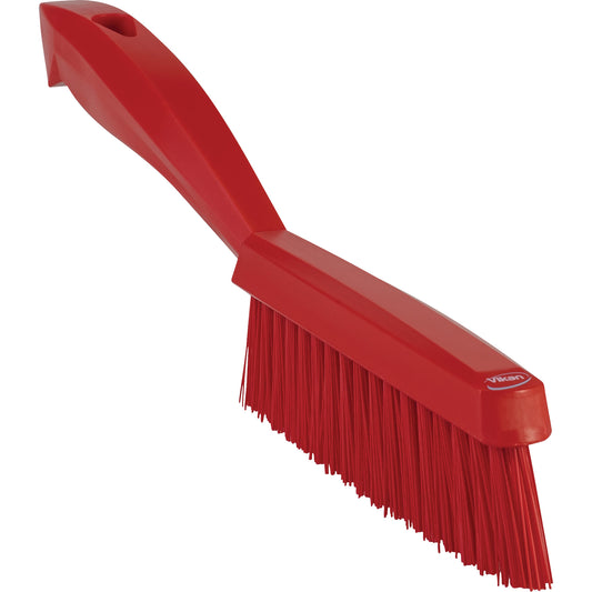 Narrow Brush, Extra Stiff Bristles, 11-4/5" Long, Red