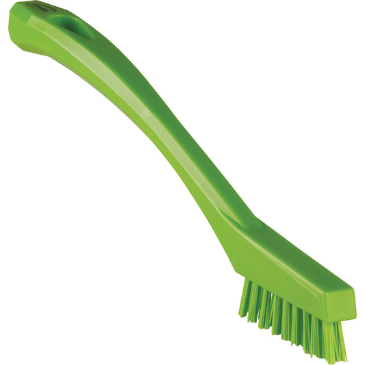Detail Brush, Stiff Bristles, 8" Long, Lime