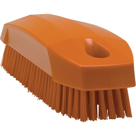 Hand Brush, Stiff Bristles, 5" Long, Orange