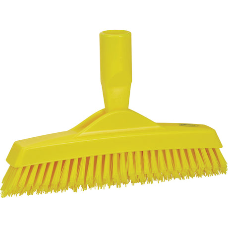 Grout Brush, Stiff Bristles, 9-1/4" Long, Yellow