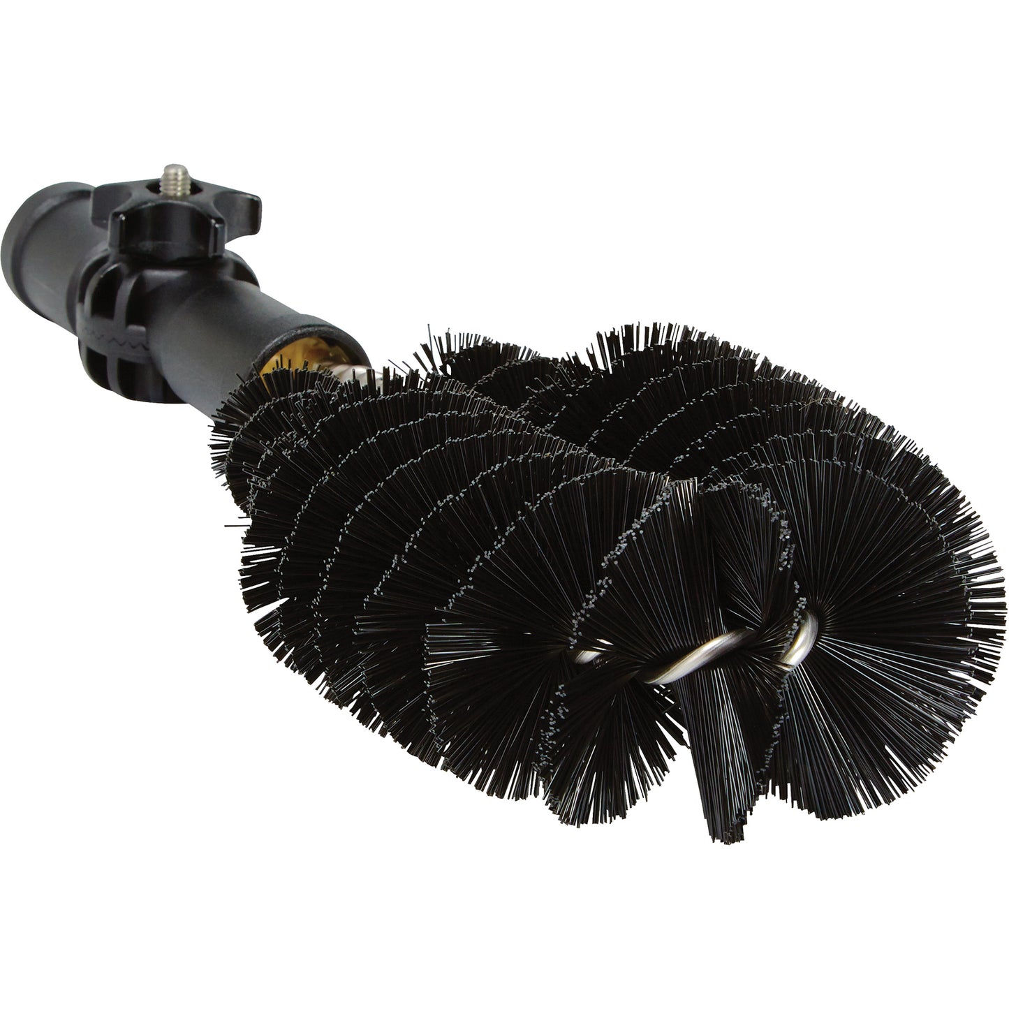 Drain Cleaning Brush, Stiff Bristles, 11" Long, Black