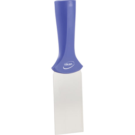 Handle-Mounted Stainless Steel Scraper, Purple, 2" W x 8" L