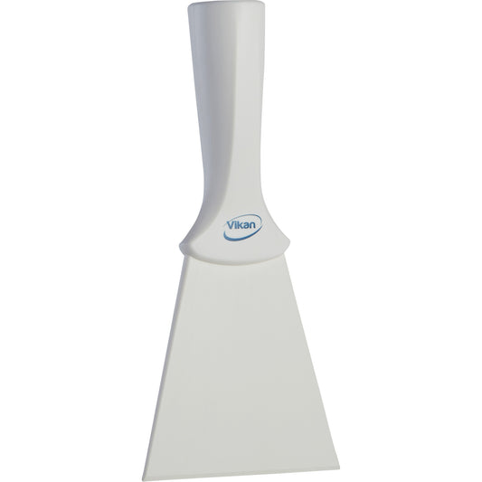 Nylon Scraper with Threaded Handle, White, 4" W x 8" L