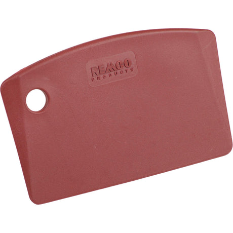 Metal Detectable Mini Bench Scraper, Red, 5-1/4" W x 3-2/5" L