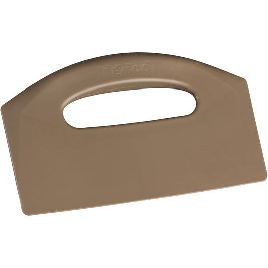 Bench Scraper, Brown, 8" W x 5" L