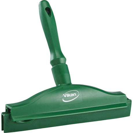 Double Blade Ultra Hygiene Squeegee, 10", Green
