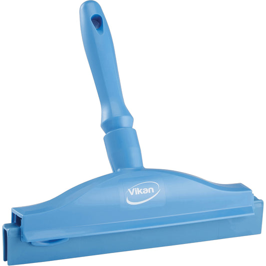Double Blade Ultra Hygiene Squeegee, 10", Blue