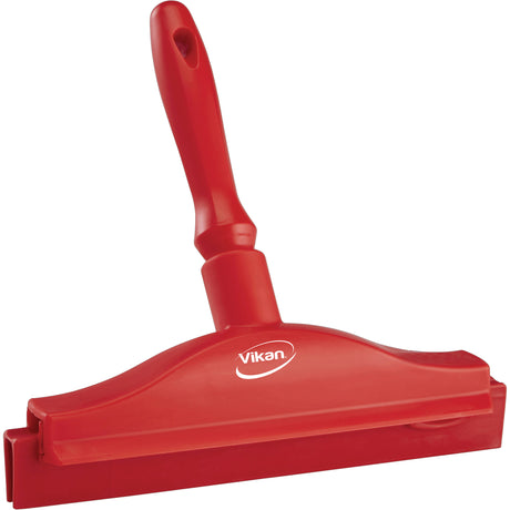 Double Blade Ultra Hygiene Squeegee, 10", Red