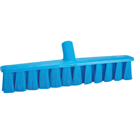 UST Soft Push Broom, Fine Bristles, 15-1/4", Polyester, Blue